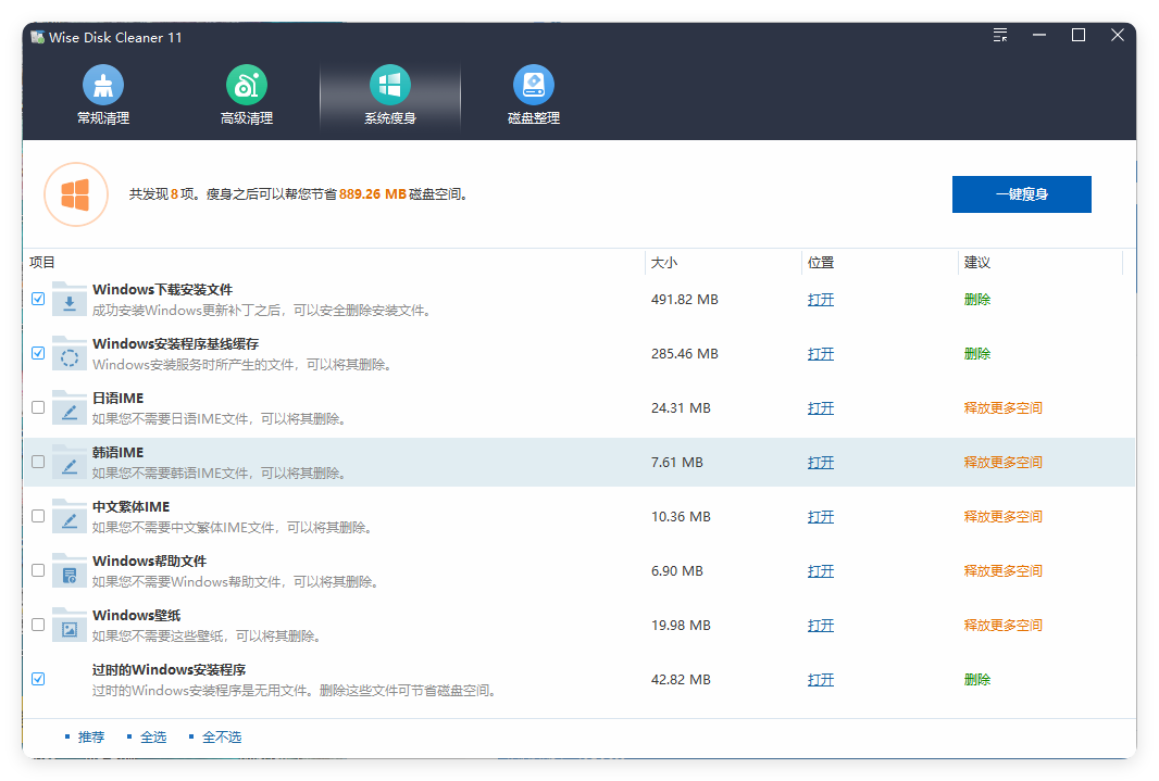 Wise Disk Cleaner v11.2.0.837绿色版-娃菜资源网